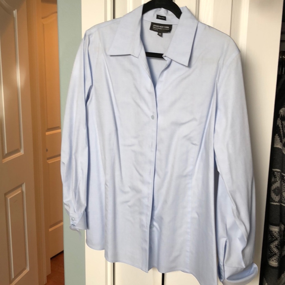Jones New York Platinum Non-Iron 16W Blouse